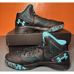 Under Armour Curry 2 Blue Two Tone Blue Speckled Mens Size 9 ***Pre-Owned